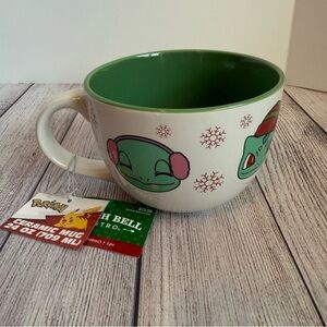 POKÉMON Ceramic Holiday Soup Mug NWT